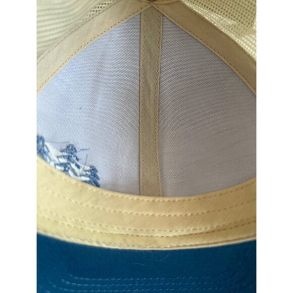 Pacific Headwear Pine Tree Graphic Outdoor Camping Novelty Mesh Back Cap blue - Picture 6 of 6